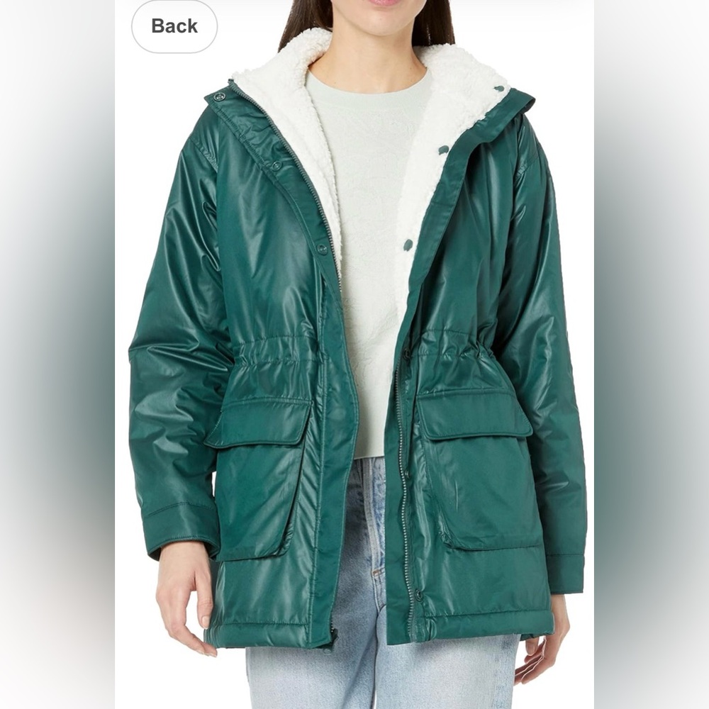Monroe Reversible fleece Green Jacket